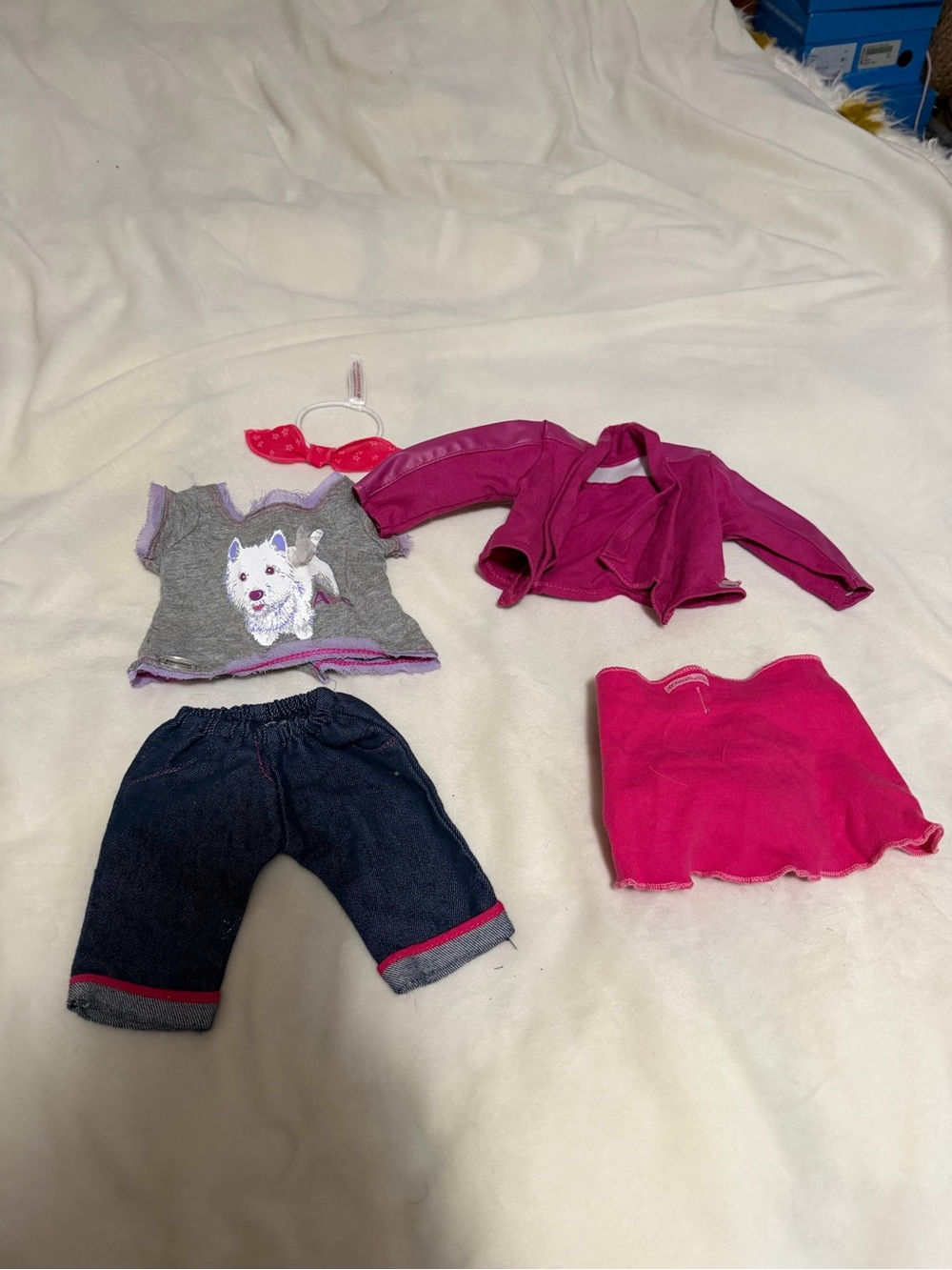 American Girl 5 Piece Kids Doll Outfit Set - coconut